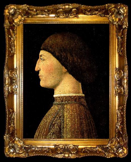 framed  Piero della Francesca Sigismondo Pandolfo Malatesta, ta009-2